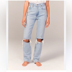 Abercrombie & Fitch 90’s straight ultra high rise